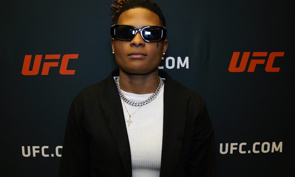 Tamires Vidal conversa com a reportagem da Ag Fight no UFC Apex