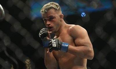 Daniel Willycat na sua luta de estreia pelo UFC.