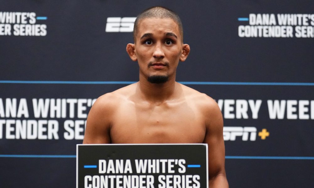 Lucas Rocha falhou na balança da pesagem do Contender Series.