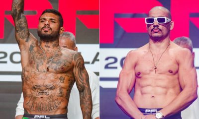 Bruno Miranda e Carlos Leal atual no peso-leve e nos meio-médios da PFL, respectivamente