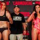 Cris Cyborg e Cat Zigano posam lado a lado pela última vez antes do duelo no Bellator 300