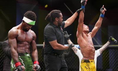 Edson Barboza lutou contra Sodiq Yussuf