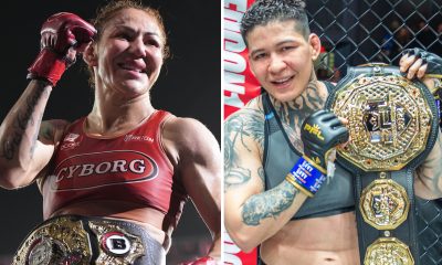 Cris Cyborg e Larissa Pacheco devem se enfrentar em duelo de campeãs.