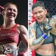 Cris Cyborg e Larissa Pacheco devem se enfrentar em duelo de campeãs.