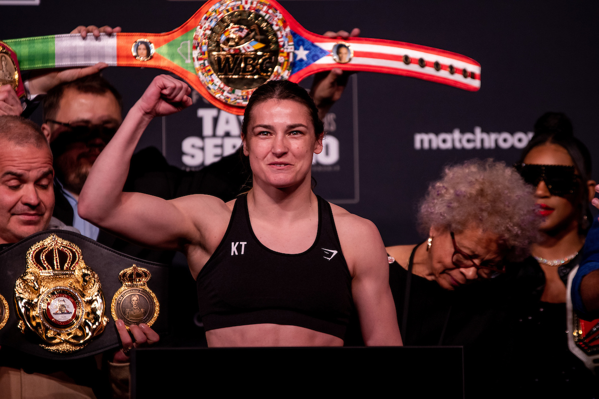Katie Taylor é uma estrela do boxe mundial.