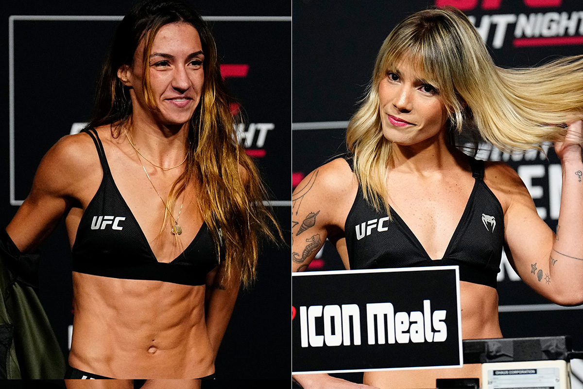 Amanda Ribas e Luana Pinheiro vencem a balança e confirmam duelo brasileiro no UFC Vegas