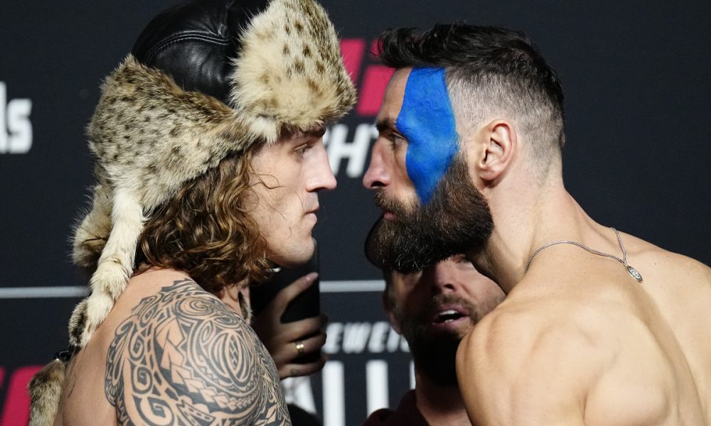 Brendan Allen e Paul Craig fazem encarada intensa antes do UFC Vegas 82