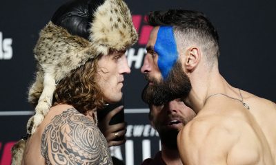 Brendan Allen e Paul Craig fazem encarada intensa antes do UFC Vegas 82