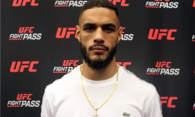 Gabriel Marretinha posa para fotos após dar entrevista para a Ag Fight