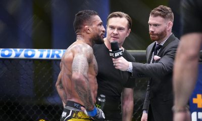 Joanderson Tubarão concede entrevista após vencer no UFC Vegas 82