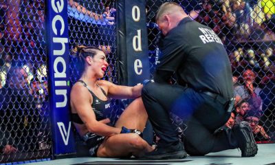 Mackenzie Dern perdeu para Jéssica Andrade no UFC 295
