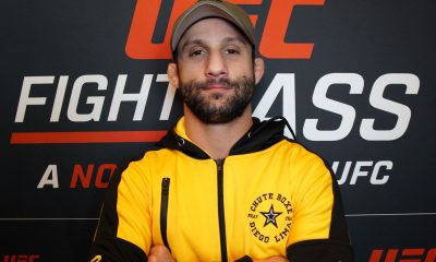 Allan Puro Osso posa para foto após dar entrevista para a Ag Fight em Las Vegas