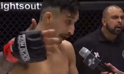 O lutador de MMA amador Andrew Campos chamou a atenção com sua sinceridade em entrevista pós-luta no LXF.