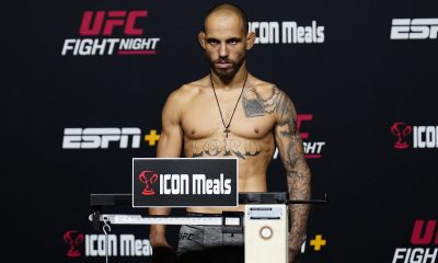 Jean Silva na pesagem do UFC Vegas 84.