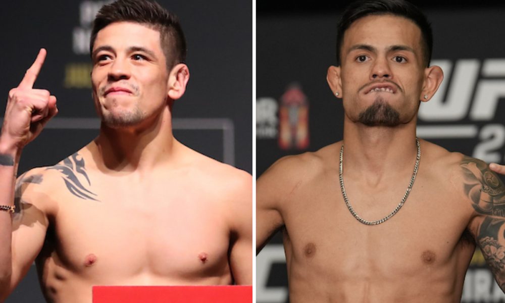Brandon Moreno e Brandon Royval duelam no UFC México.