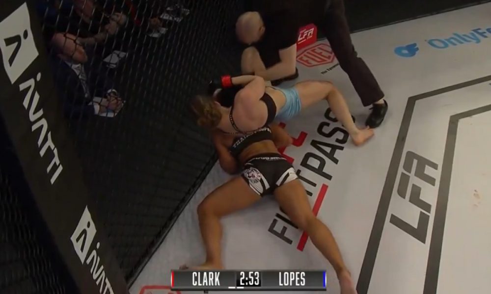 Thaiany Lopes se urinou ao ser estrangulada no LFA.