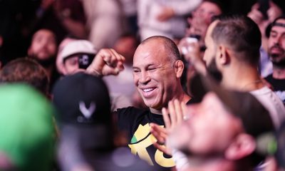 Wanderlei Silva é induzido ao Hall da Fama do UFC durante o UFC 298.