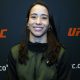 Bruna Brasil posa para fotos após conceder entrevista para a Ag Fight no UFC Apex