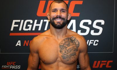 Rodolfo Vieira posa para fotos após conversar com a reportagem da Ag Fight