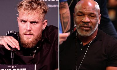 Jake Paul e Mike Tyson se enfrentam no boxe em julho.