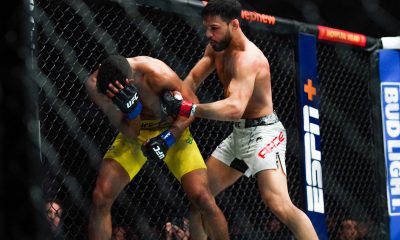 O brasileiro foi nocauteado no segundo round