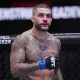 Tyson Pedro em ação na última luta de sua carreira