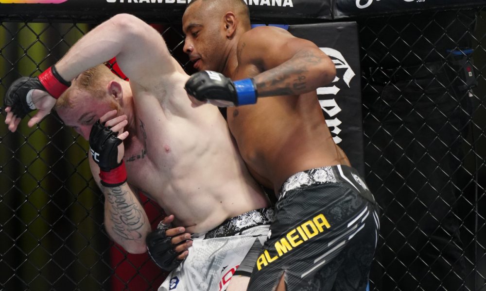 César Almeida venceu Dylan Budka por nocaute técnico no UFC Vegas 90.