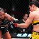 Karine Killer (à esquerda) venceu Ariane Lipski no UFC Vegas 91.