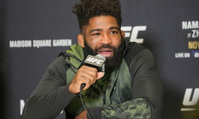 Chris Curtis conversa com a imprensa do UFC