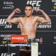 Cody Brundage passa pela balança do UFC