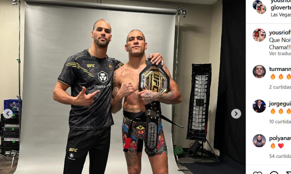 Yousri Belgaroui é um dos principais parceiros de treino de Alex Poatan.