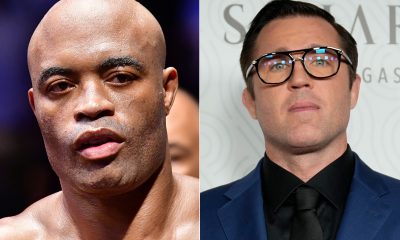A montagem de fotos coloca lado a lado Anderson Silva e Chael Sonnen