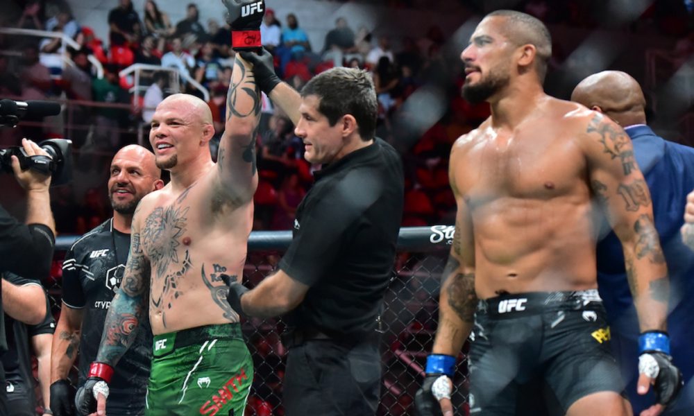 Vitor Petrino perdeu para Anthony Smith no UFC