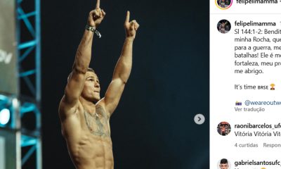 Felipe Lima estreou com o pé direito ao finalizar seu rival no UFC Arábia Saudita.