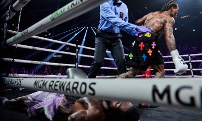 Gervonta Davis fez o adversário beijar a lona no oitavo assalto