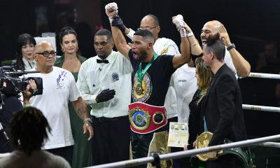 Hebert Conceição vibra após vencer Esquiva Falcão no Spaten Fight Night