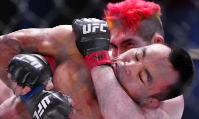 Melquizael Costa conseguiu encaixar o mata-leão no terceiro round