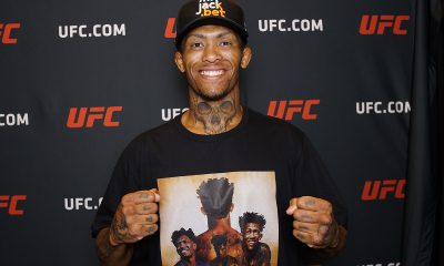 Vinicius LokDog posa para fotos após dar entrevista para a reportagem da Ag Fight