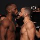 Leon Edwards e Belal Muhammad se encaram antes do UFC Vegas 21.