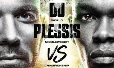 Dricus du Plessis e Israel Adesanya duelam pelo título peso-médio no UFC 305.