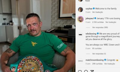 Oleksandr Usyk é campeão de boxe e uma estrela do esporte