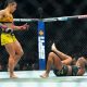 Viviane Araújo (à esquerda) venceu Karine Killer no UFC 309.