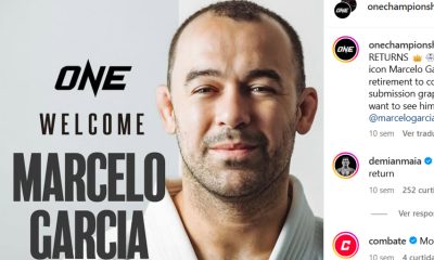 Ícone do jiu-jitsu, Marcelo Garcia assinou contrato com o ONE em novembro de 2024