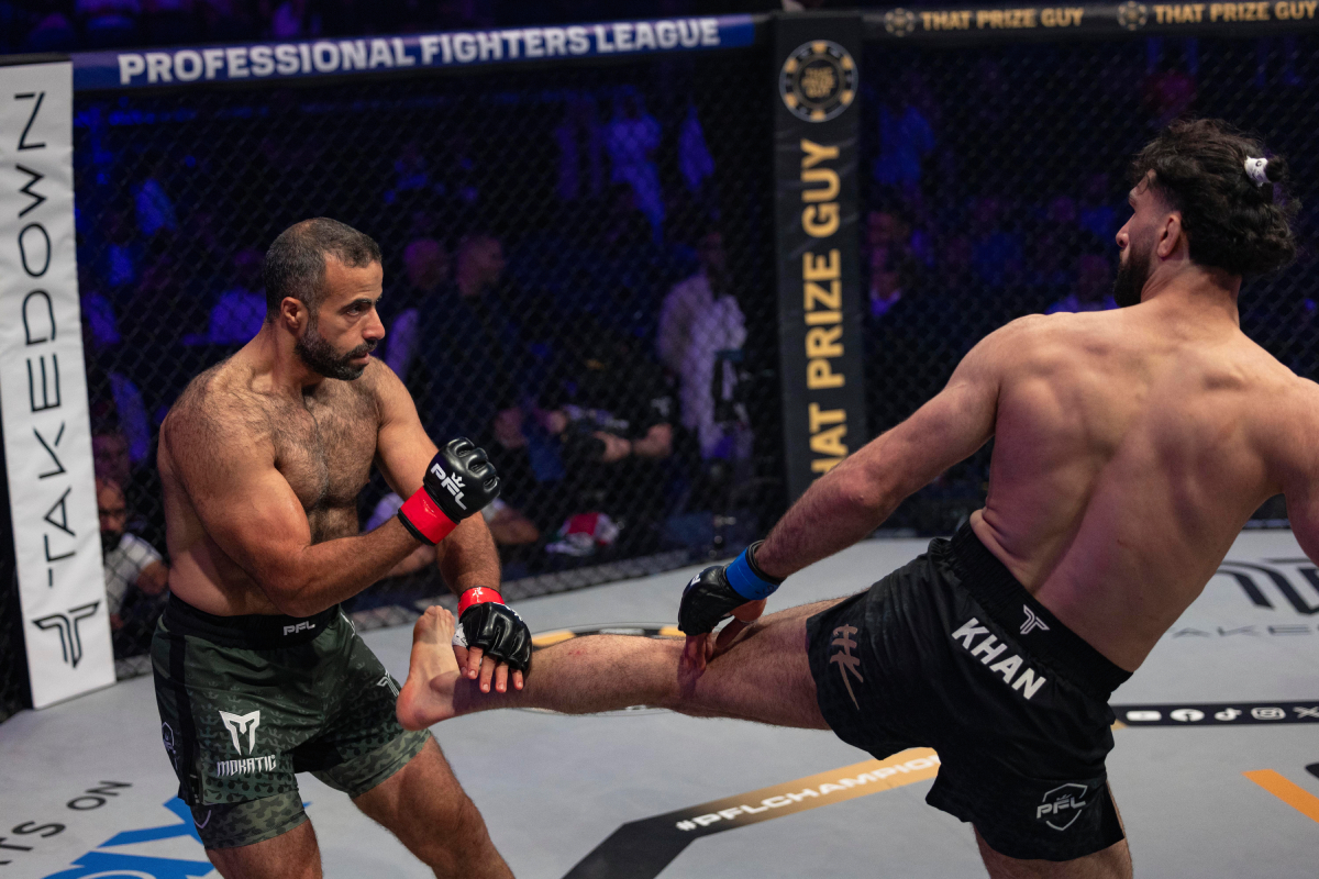 Lutador quebra o braço ao defender chute e perde combate na PFL; veja