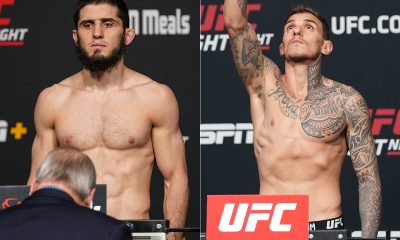 Renato Moicano (à direita) é o novo rival de Islam Makhachev no UFC 311