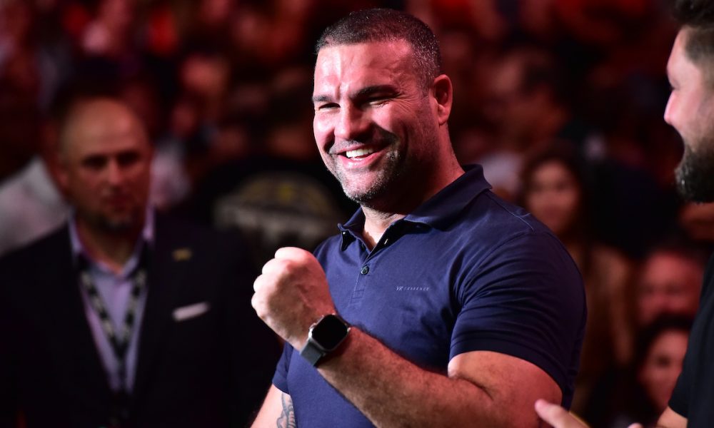 Maurício Shogun na plateia do UFC 301, no Rio de Janeiro