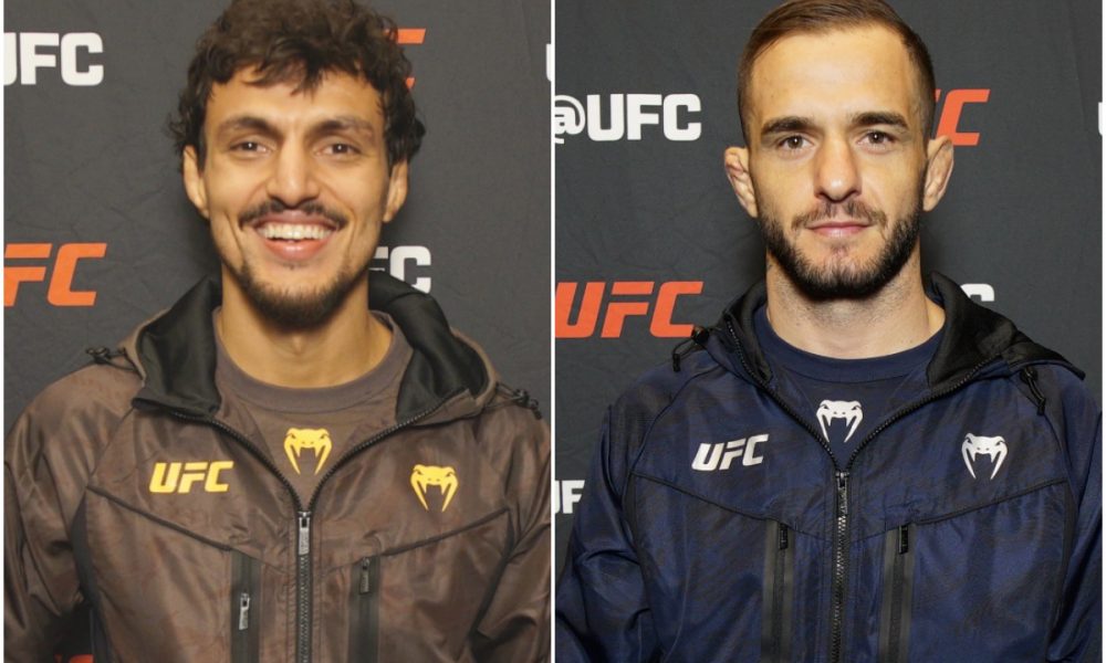 Ricardo Carcacinha e Lucas Almeida representam o Brasil no UFC Vegas 103