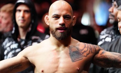 Jean Silva se prepara para entrar no octógono montado para o UFC Seattle