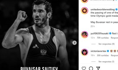 Lenda do wrestling, Buvaisar Saitiev morreu aos 49 anos