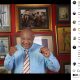 Reprodução de uma imagem do Instagram de George Foreman mostra o ex-campeão em frente a quadros e fotos em sua casa, nos EUA